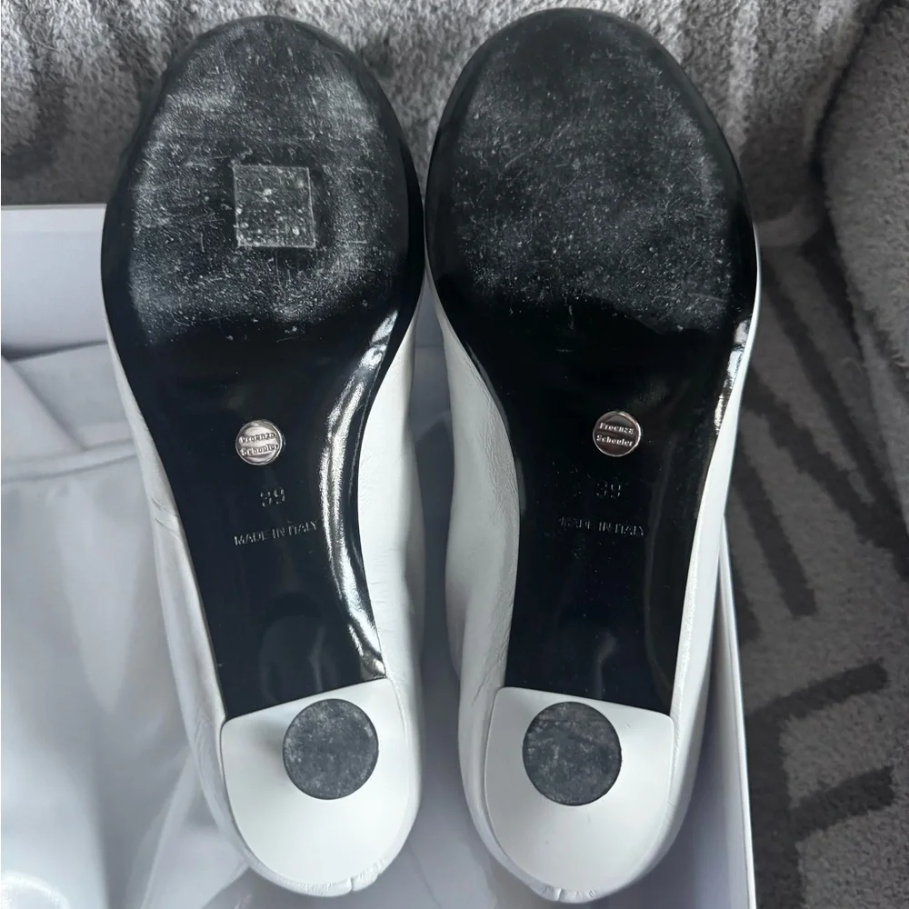 Proenza Shouler tee knee high boots baggy white nappa leather size 9 runway - Picture 12 of 16